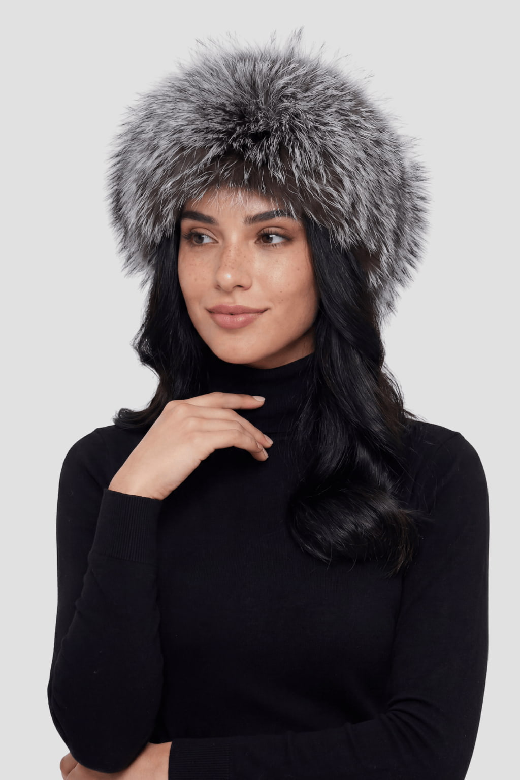 Bandeau fourrure gris Héritage fourrure