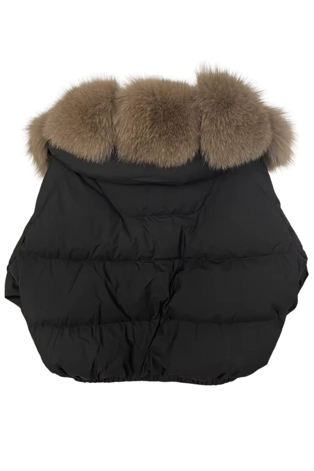 Blouson en fourrure renard à col marron Héritage fourrure