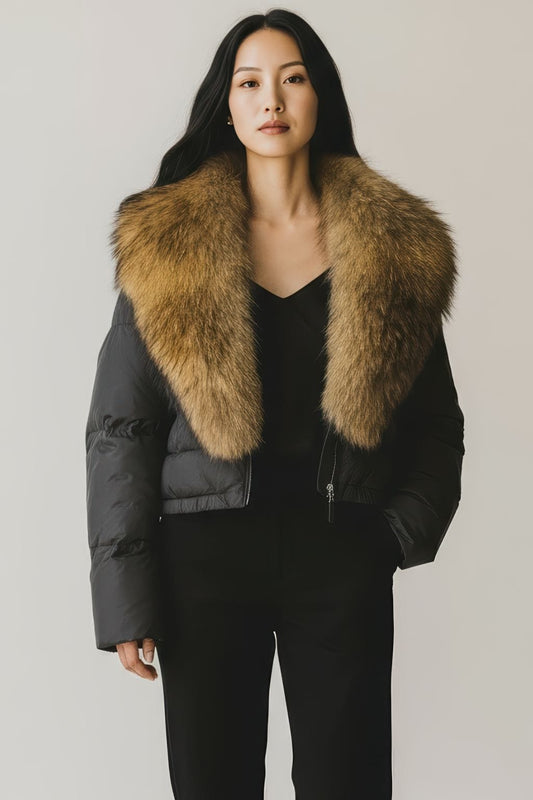 Blouson fourrure femme automne Héritage fourrure