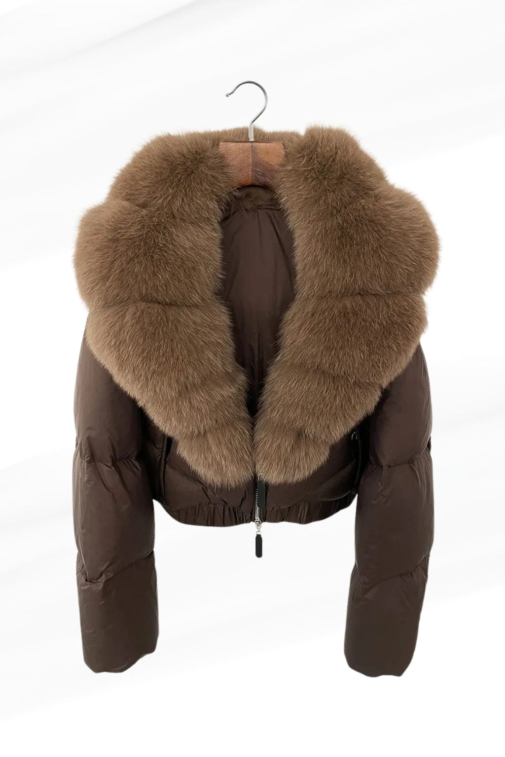 Blouson fourrure femme caramel Héritage fourrure
