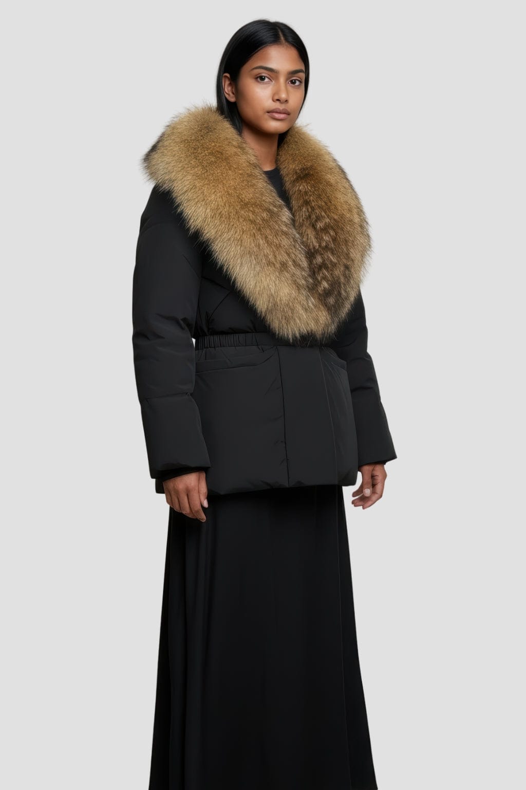 Blouson fourrure femme chaud Héritage fourrure