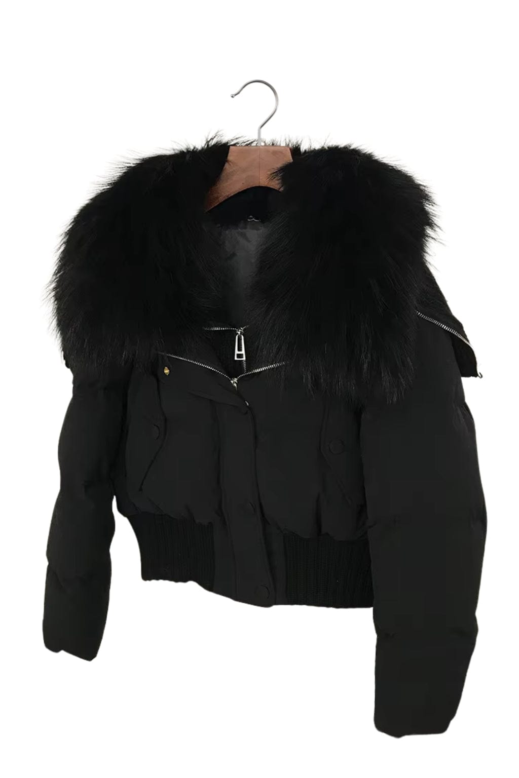 Blouson fourrure femme col Héritage fourrure