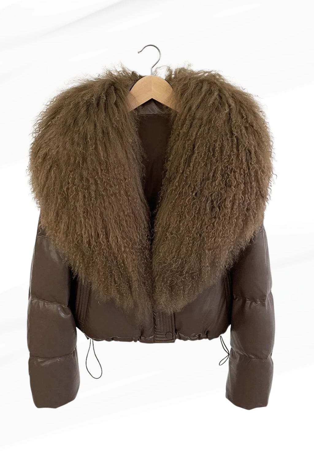 Blouson fourrure femme marron Héritage fourrure
