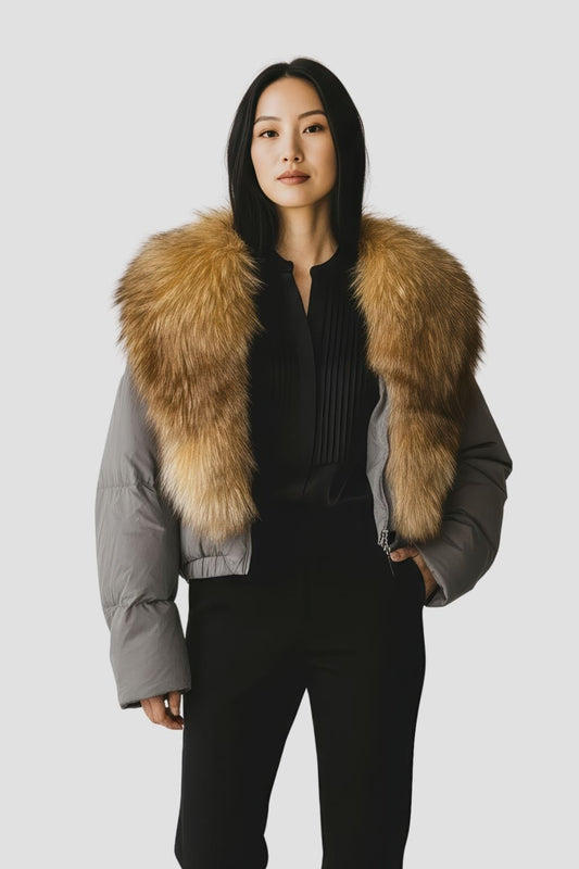 Blouson fourrure femme renard Héritage fourrure