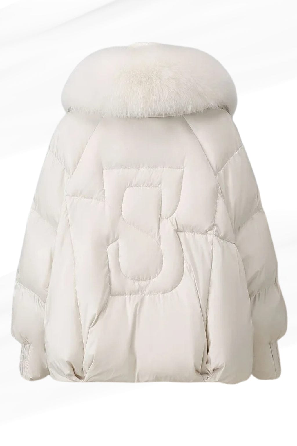 Doudoune femme fourrure avec gants Héritage fourrure