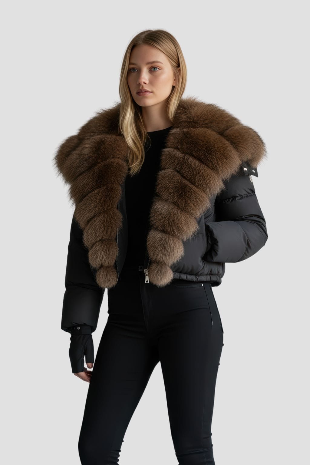 Doudoune fourrure femme bubble Héritage fourrure