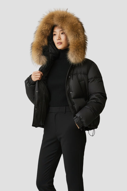 Doudoune fourrure femme hiver Héritage fourrure