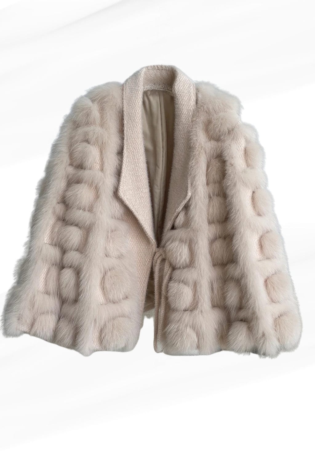 Gilet en fourrure de renard clair Héritage fourrure