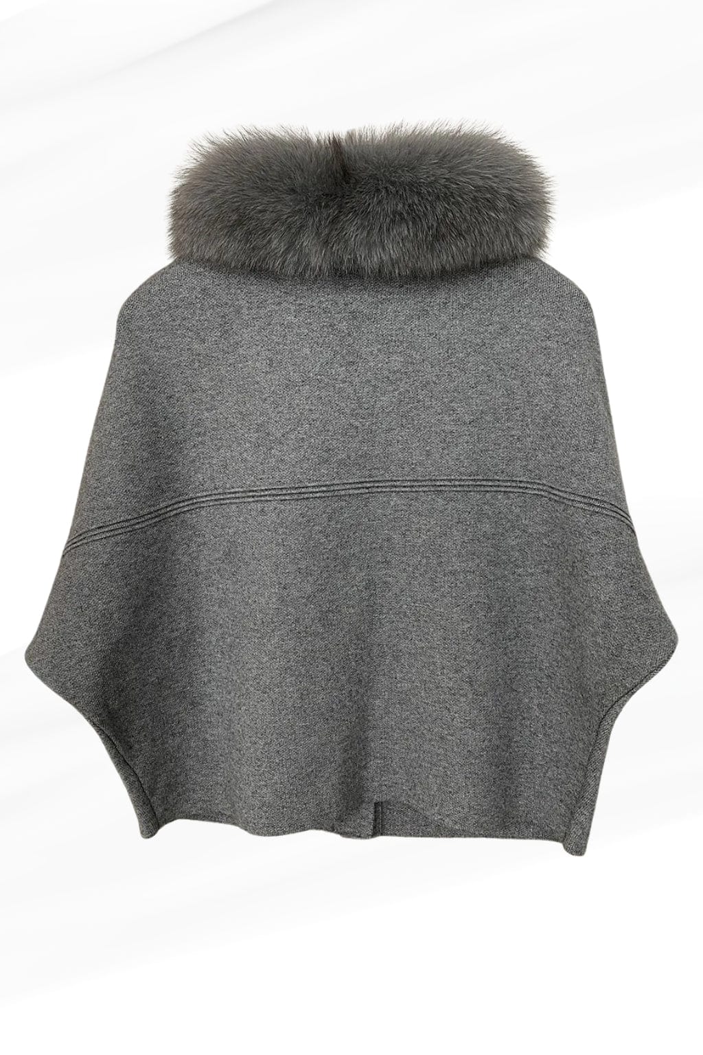 Gilet en fourrure de renard gris Héritage fourrure