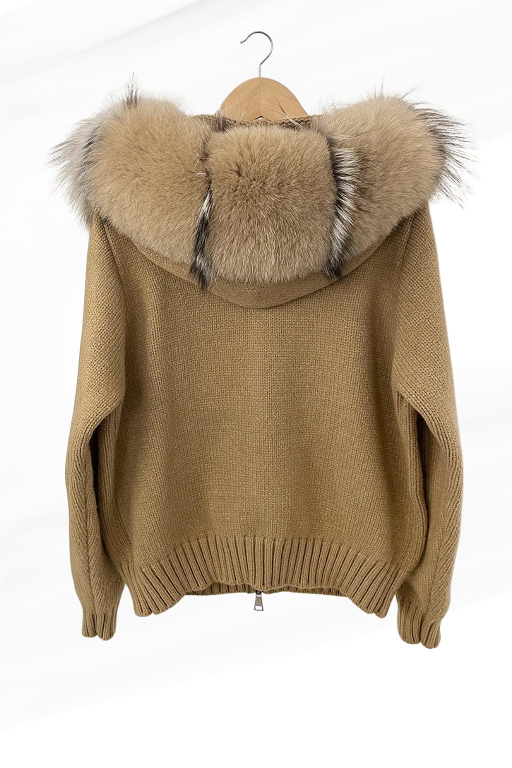 Gilet en fourrure de renard marron Héritage fourrure