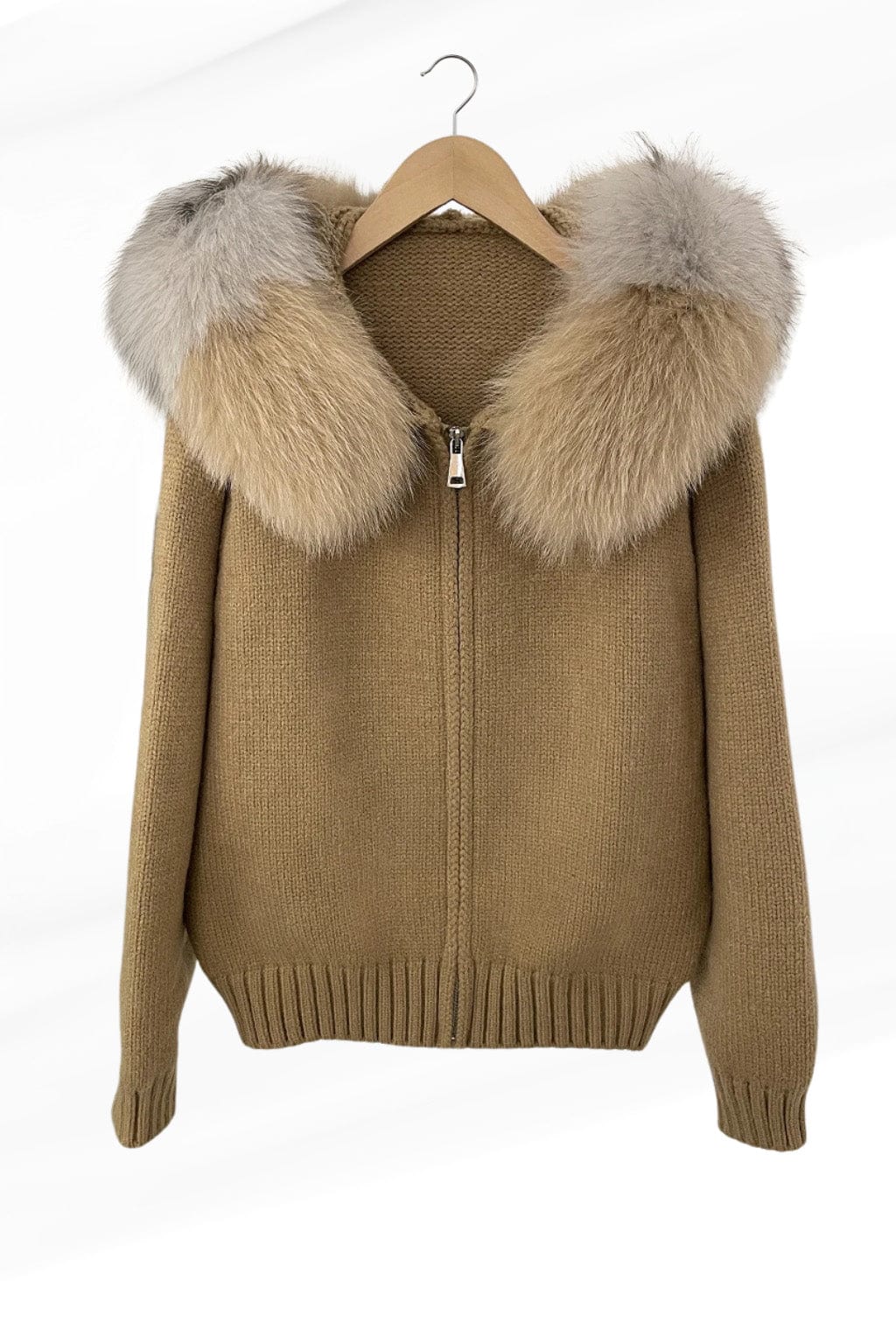 Gilet en fourrure de renard marron Héritage fourrure
