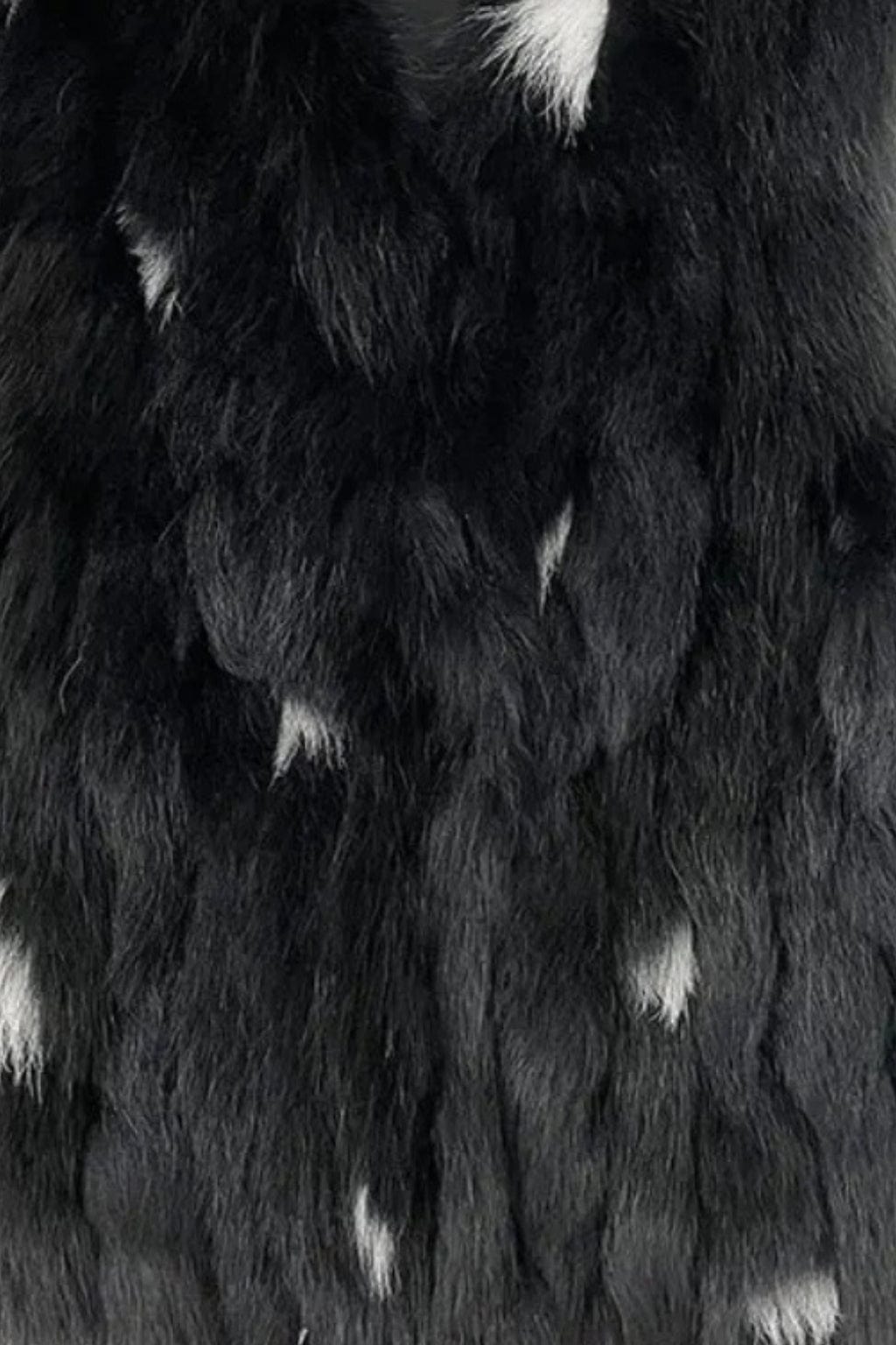 Gilet en fourrure de vison noir Héritage fourrure