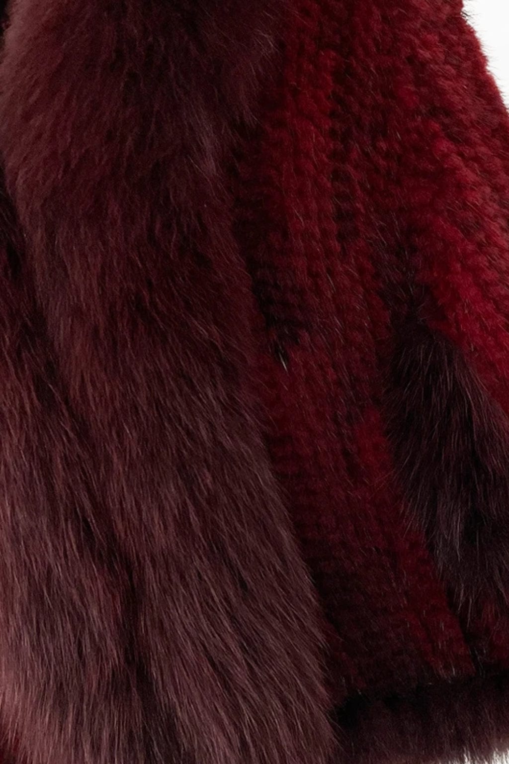 Gilet en fourrure de vison rouge Héritage fourrure