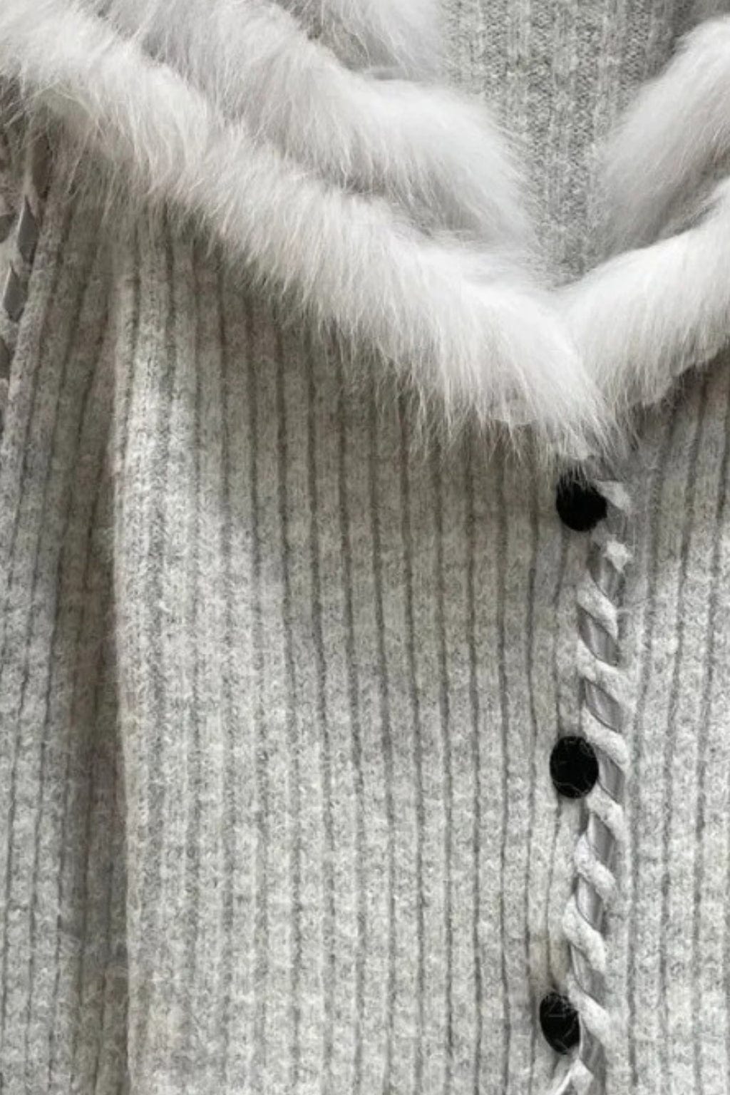Gilet fourrure femme argenté Héritage fourrure