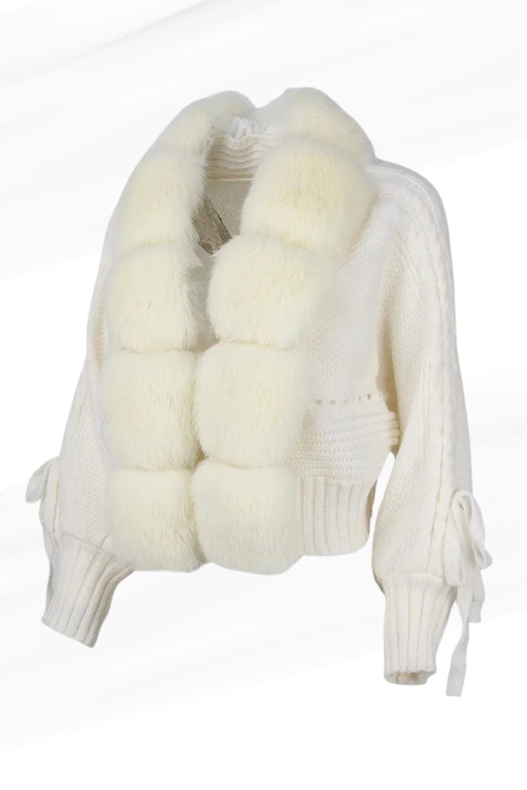 Gilet fourrure femme blanc Héritage fourrure