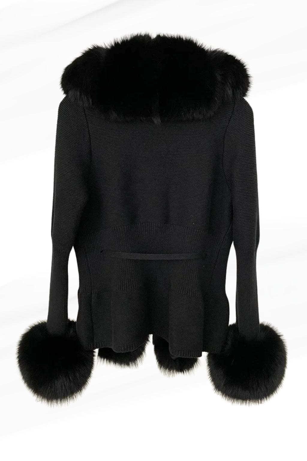 Gilet fourrure femme noir Héritage fourrure