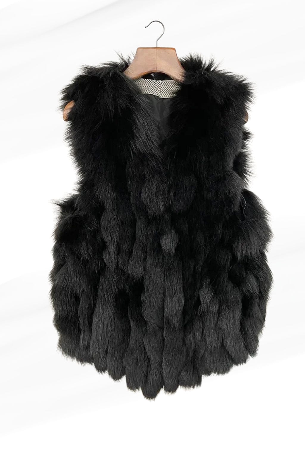 Gilet fourrure femme sans manche Héritage fourrure