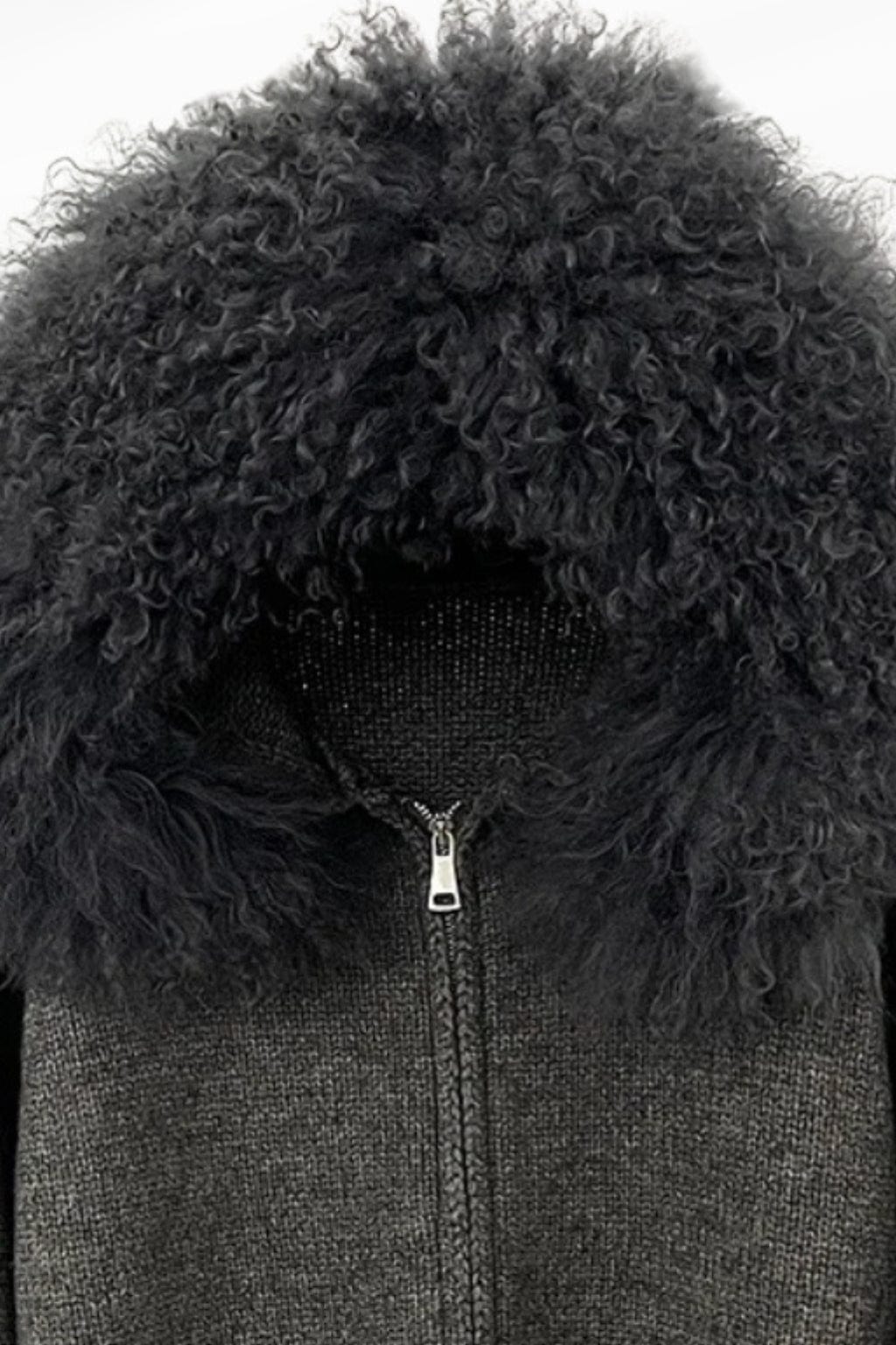 Gilet fourrure mouton gris Héritage fourrure