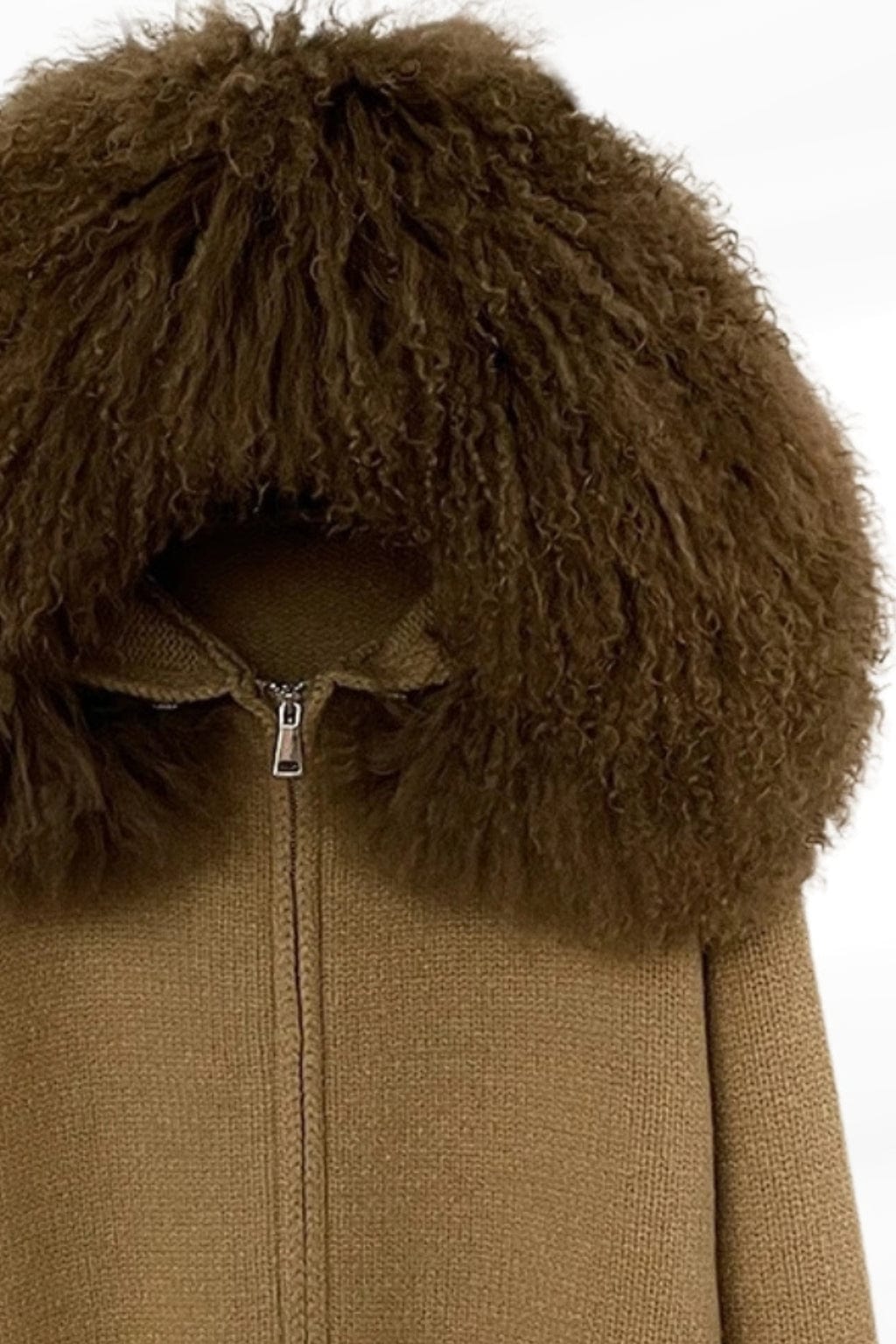Gilet fourrure mouton marron Héritage fourrure