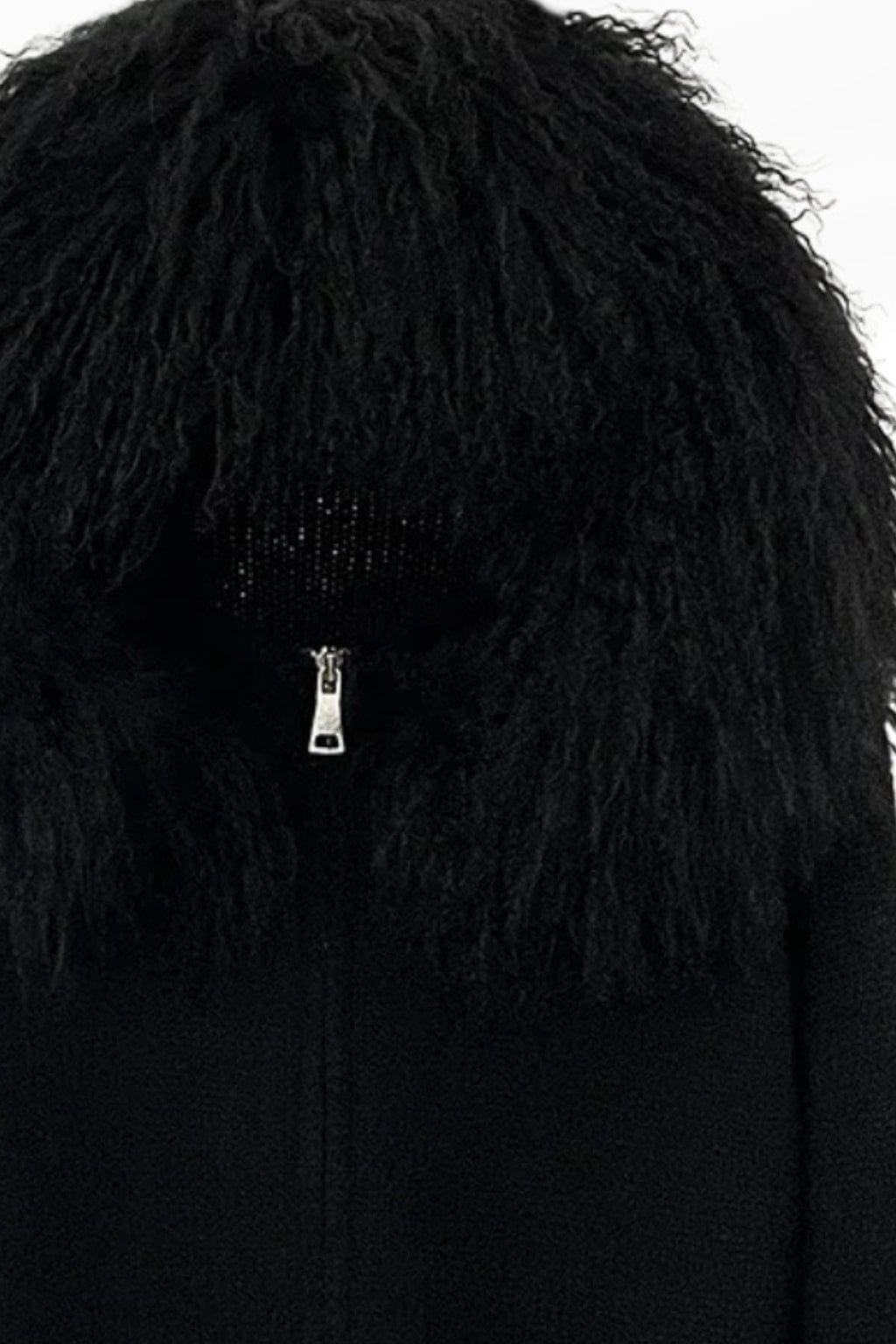 Gilet fourrure mouton noir Héritage fourrure