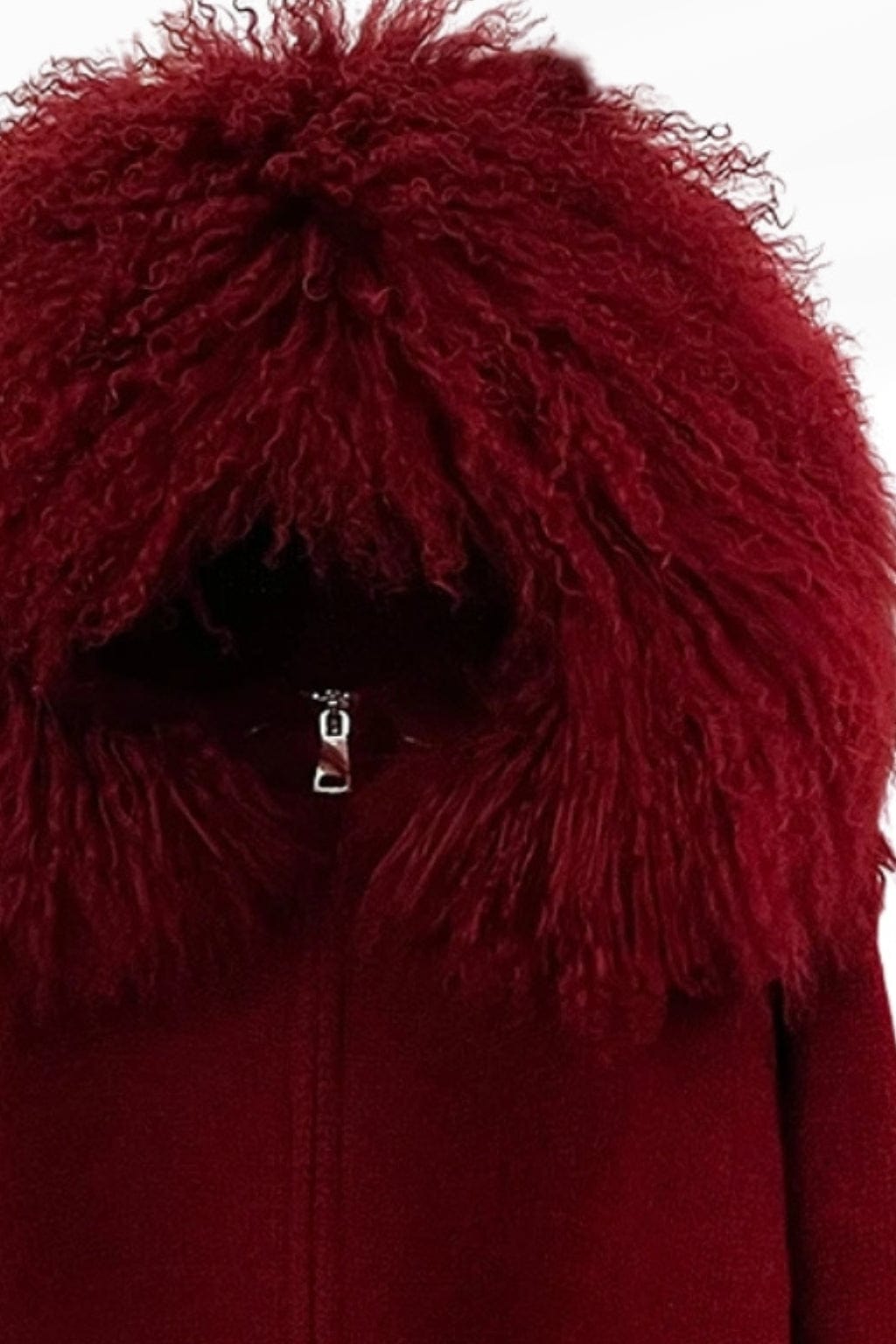 Gilet fourrure mouton rouge Héritage fourrure