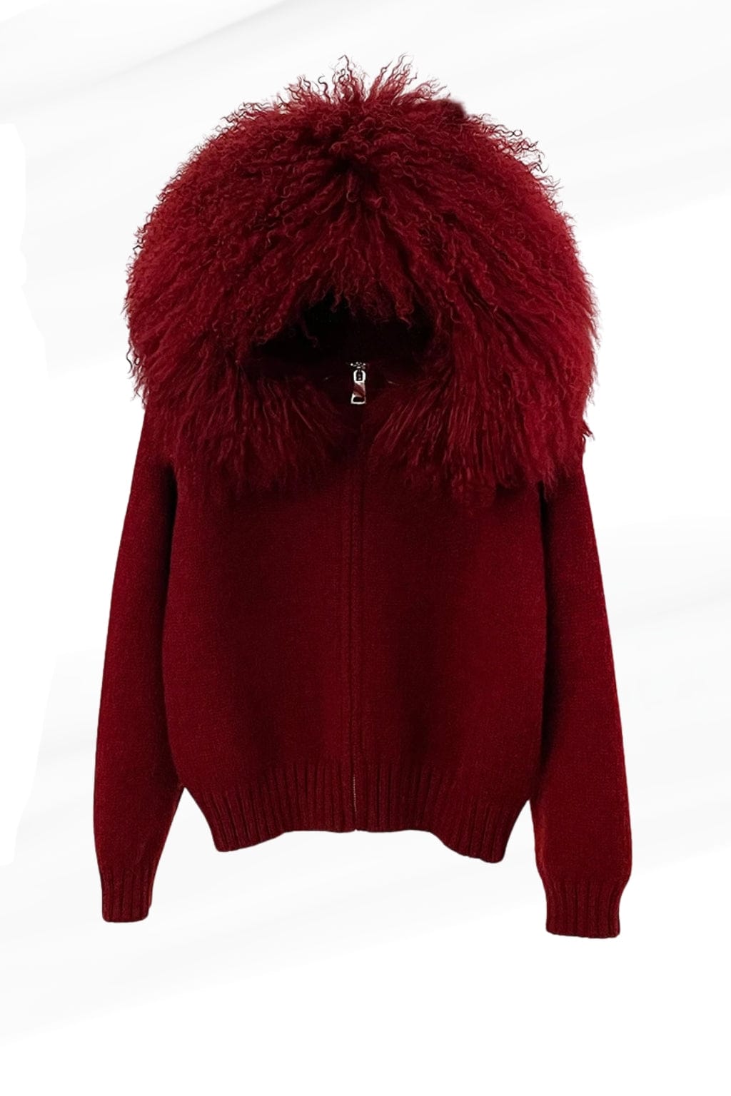Gilet fourrure mouton rouge Héritage fourrure