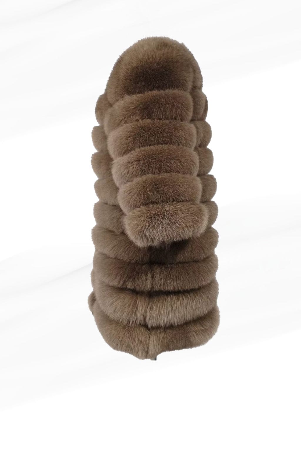 Manteau en fourrure femme long brun Héritage fourrure