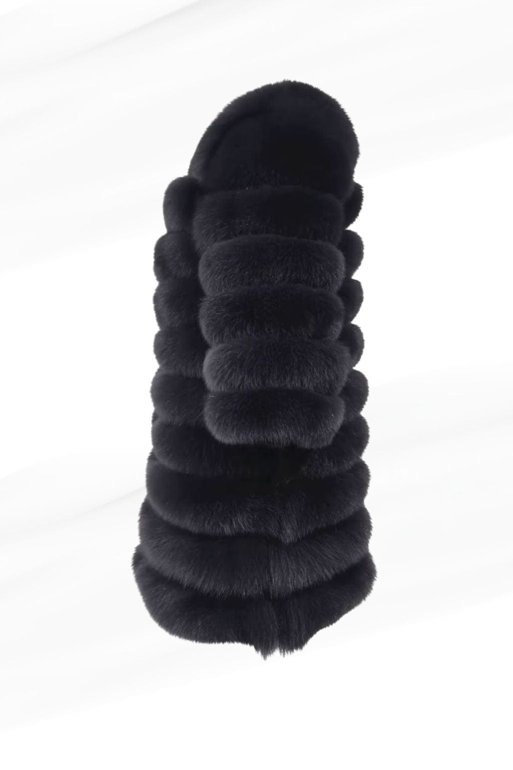 Manteau en fourrure femme long noir Héritage fourrure
