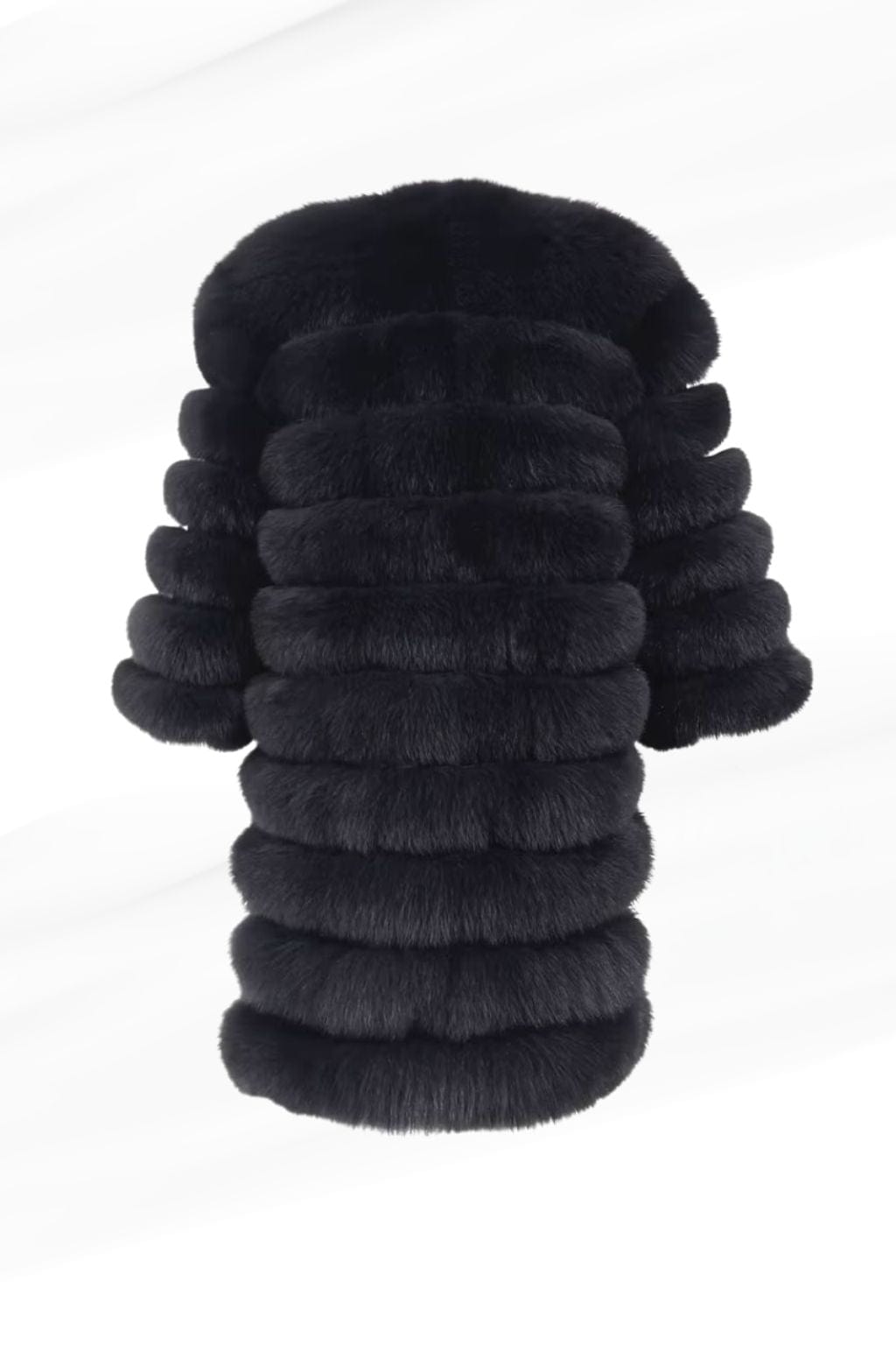 Manteau en fourrure femme long noir Héritage fourrure