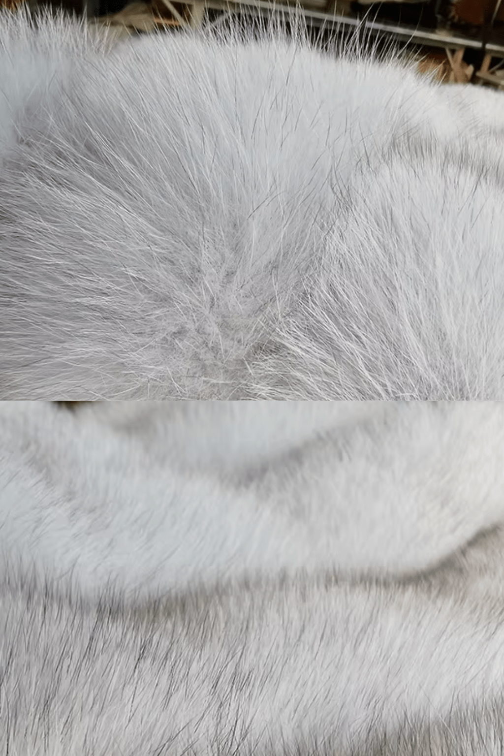 Manteau fourrure femme blanc Héritage fourrure