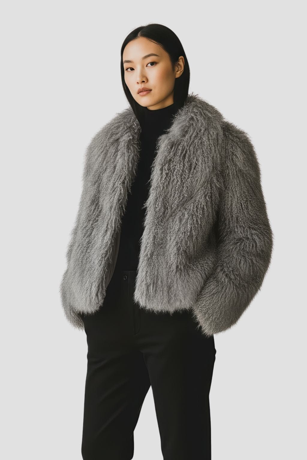 Manteau fourrure femme boucler Héritage fourrure