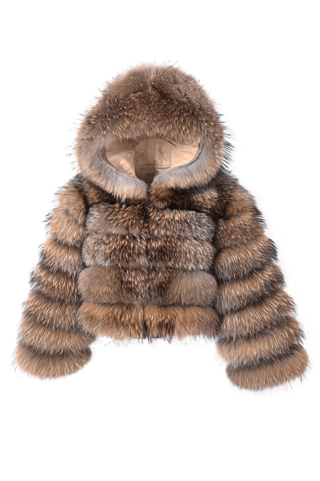 Manteau fourrure femme capuche Héritage fourrure