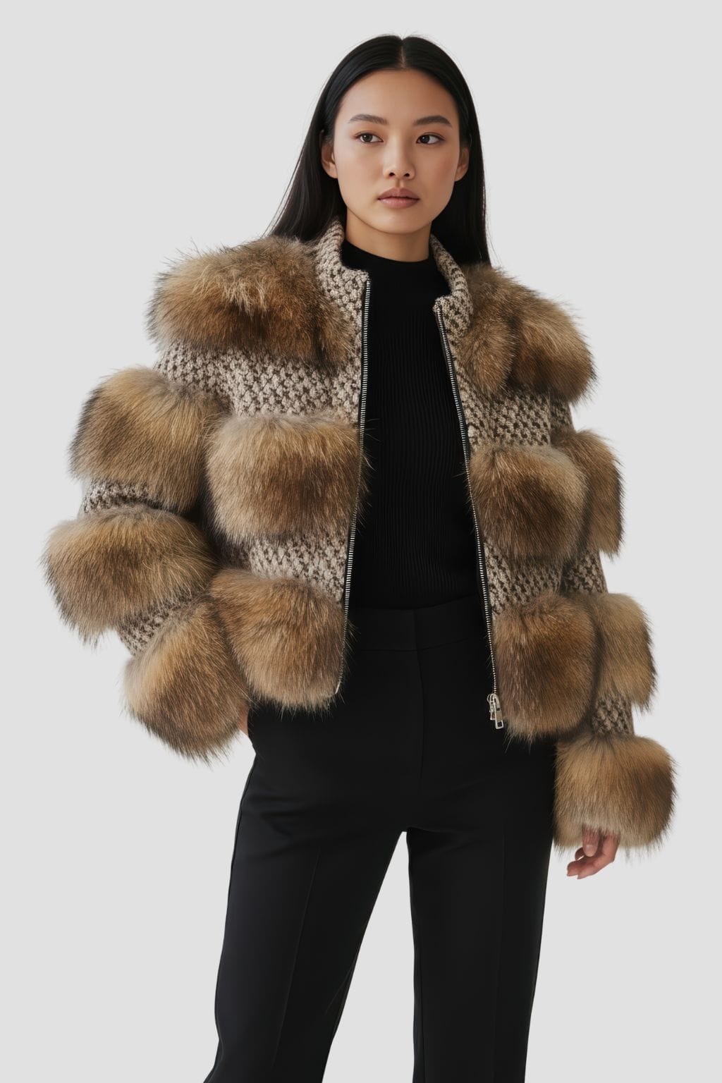 Manteau fourrure femme discret Héritage fourrure