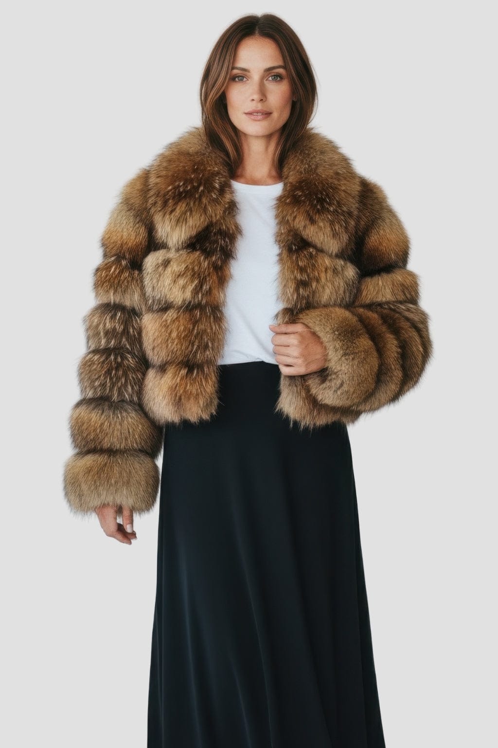 Manteau fourrure femme épais Héritage fourrure