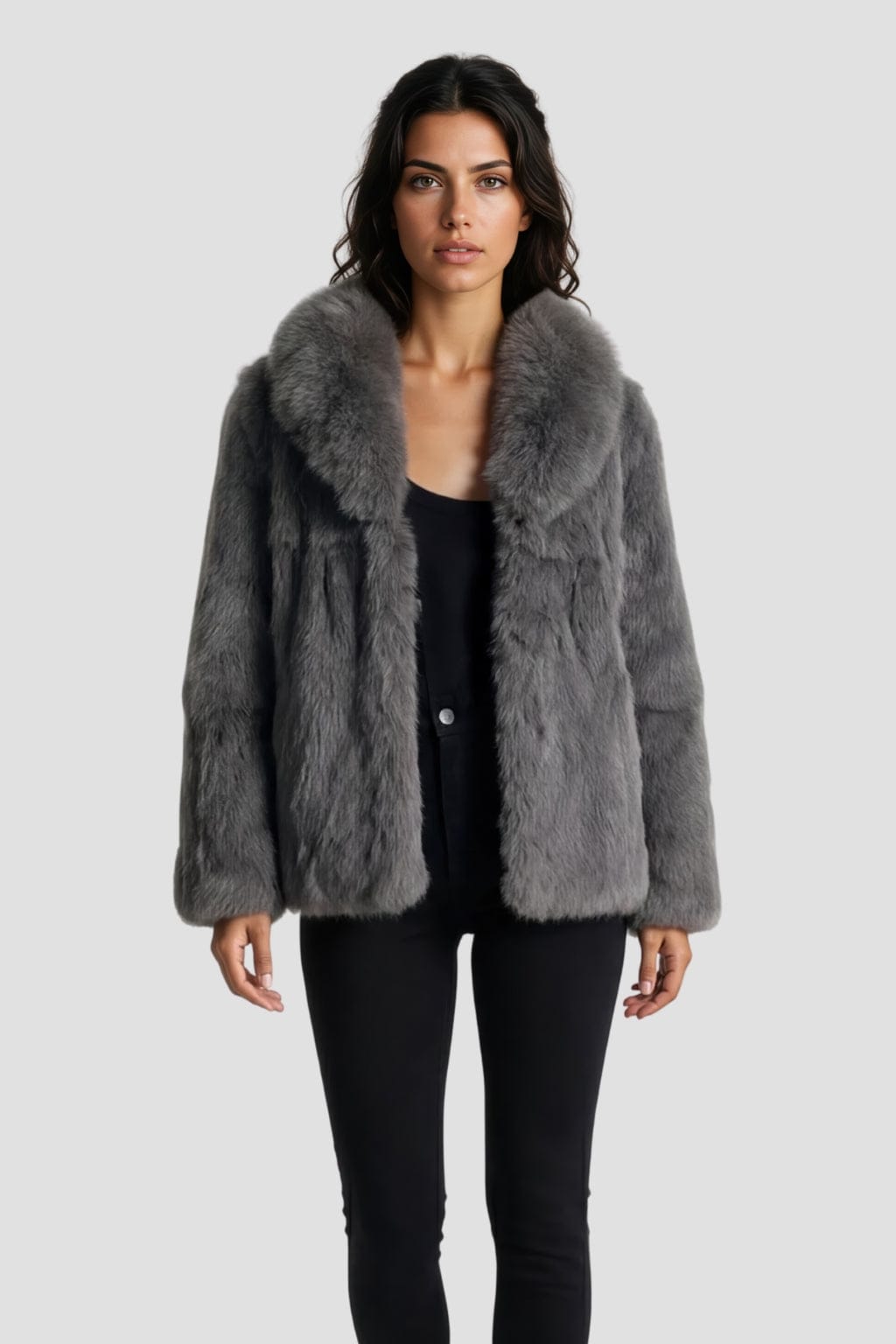 Manteau fourrure femme lapin Héritage fourrure