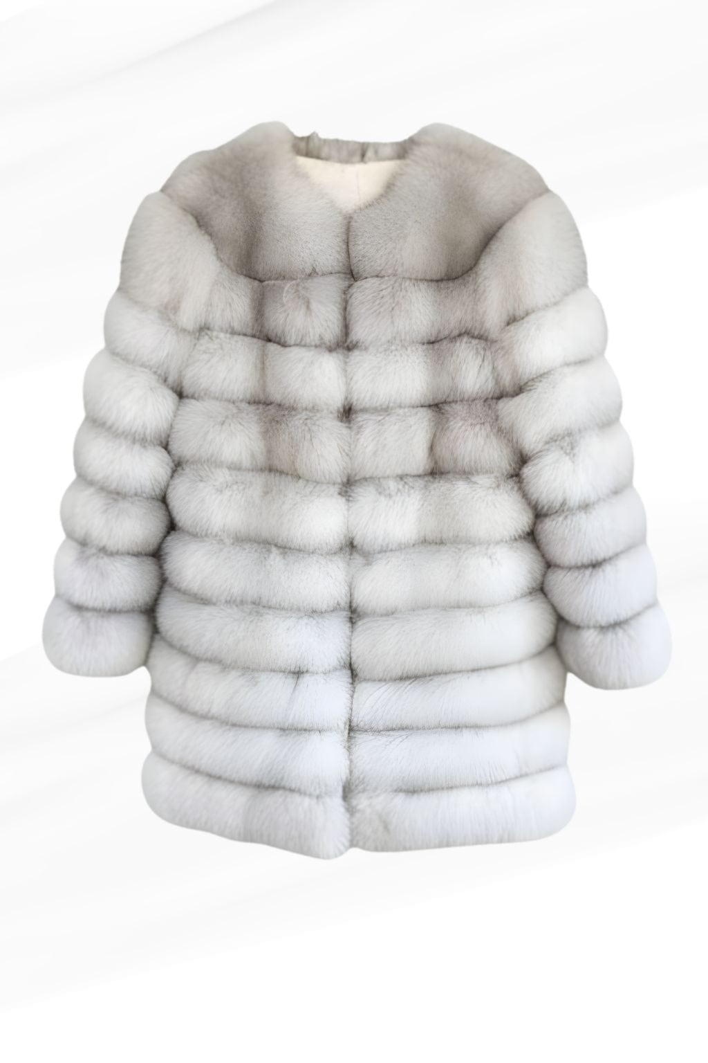 Manteau fourrure femme long blanc Héritage fourrure
