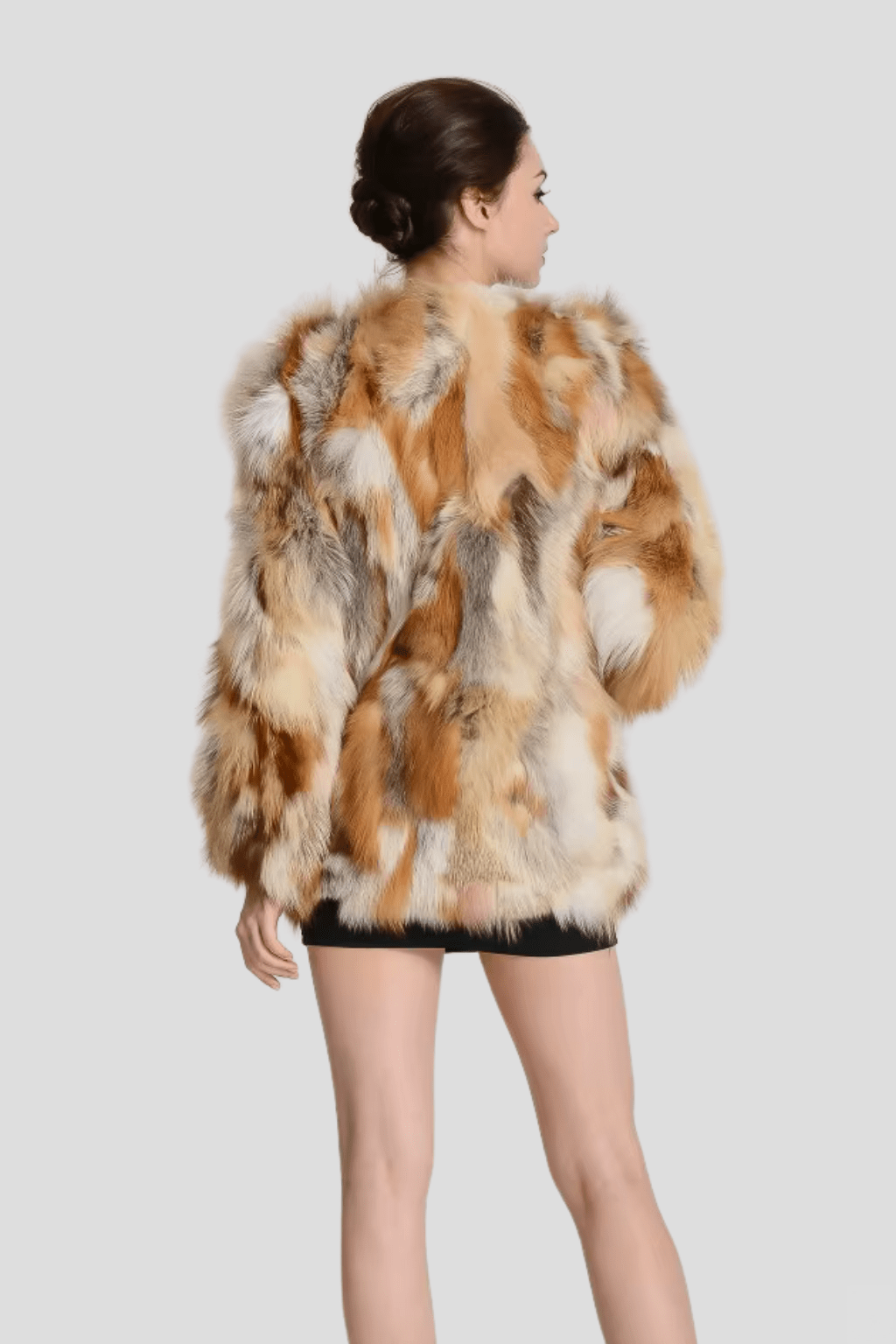 Manteau fourrure femme renard naturel Héritage fourrure