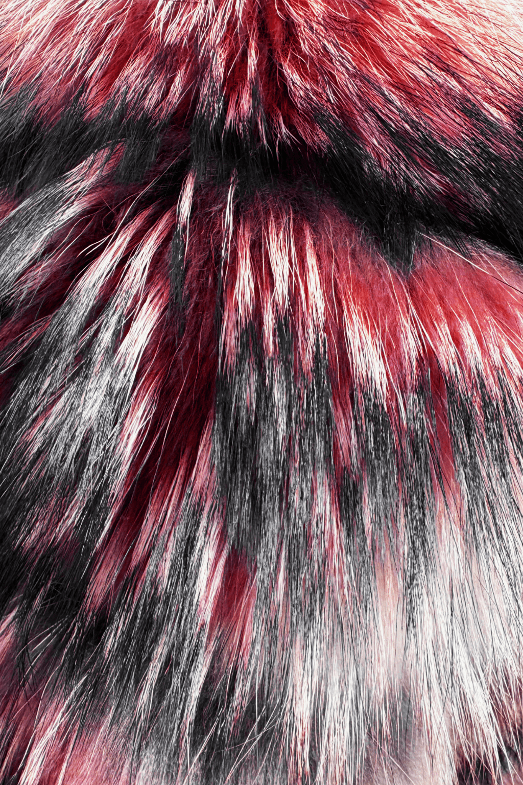 Manteau fourrure femme rouge Héritage fourrure