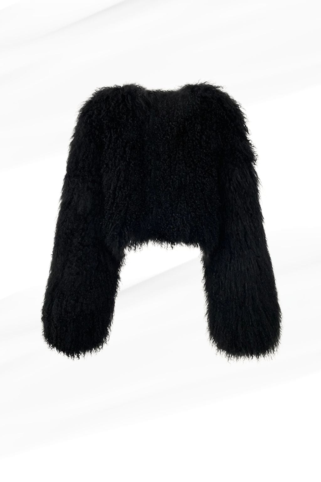 Manteau fourrure mouton court Héritage fourrure