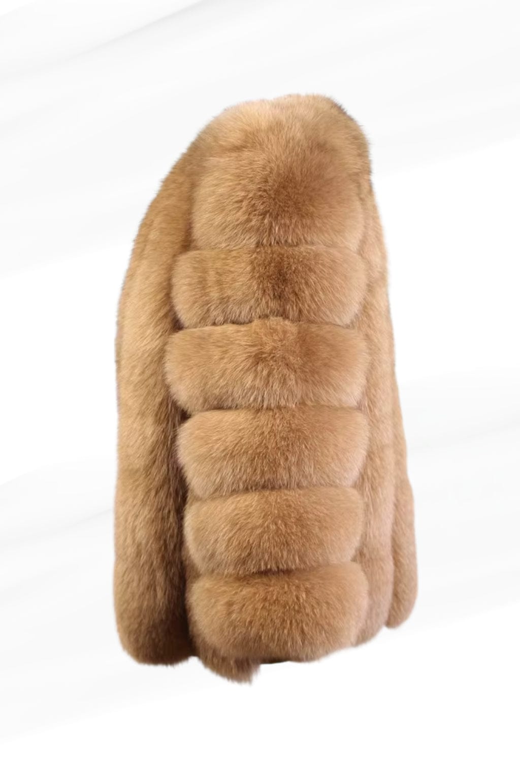 Manteau large en fourrure marron Héritage fourrure