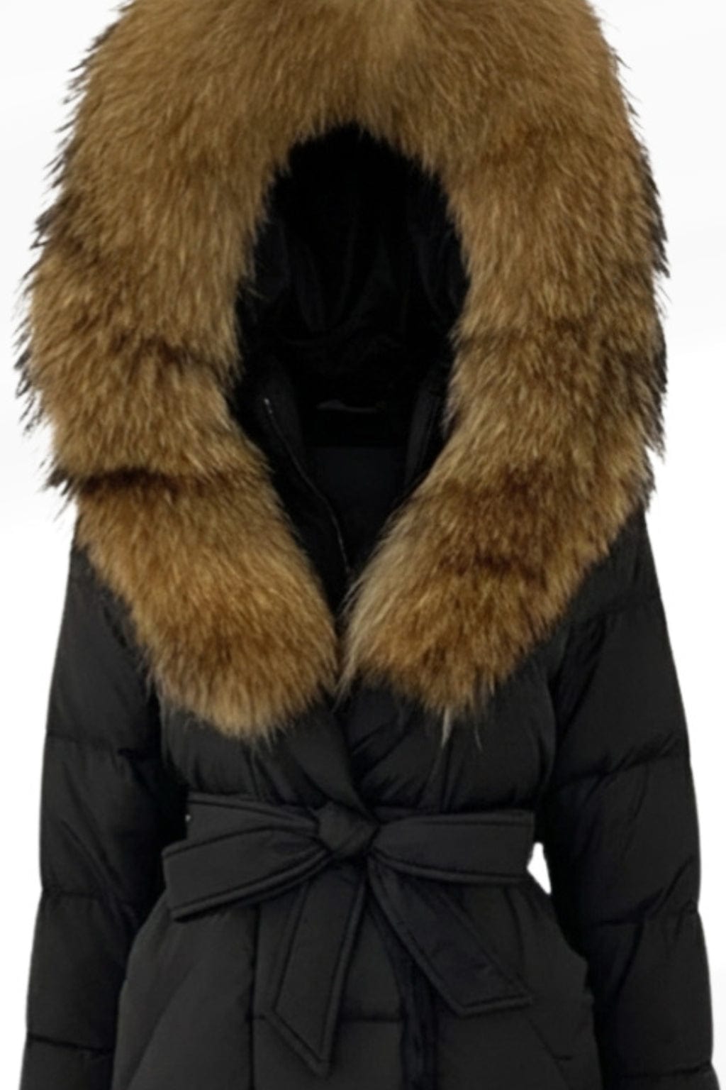 Parka à capuche en fourrure naturelle Héritage fourrure