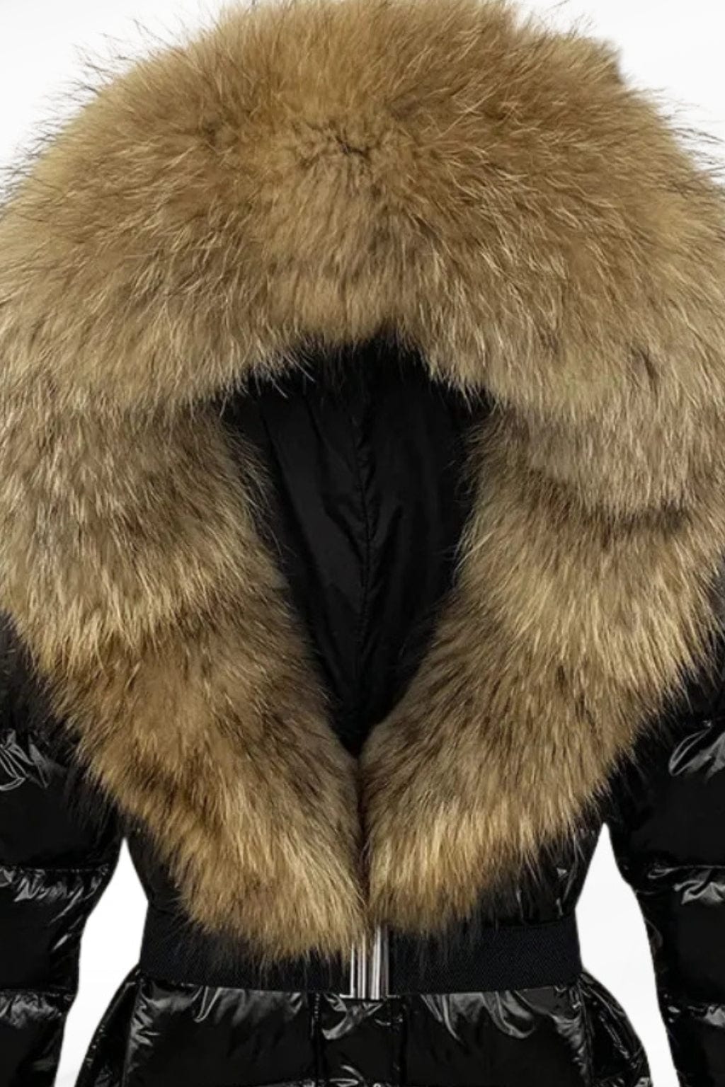 Parka fourrure doré femme Héritage fourrure
