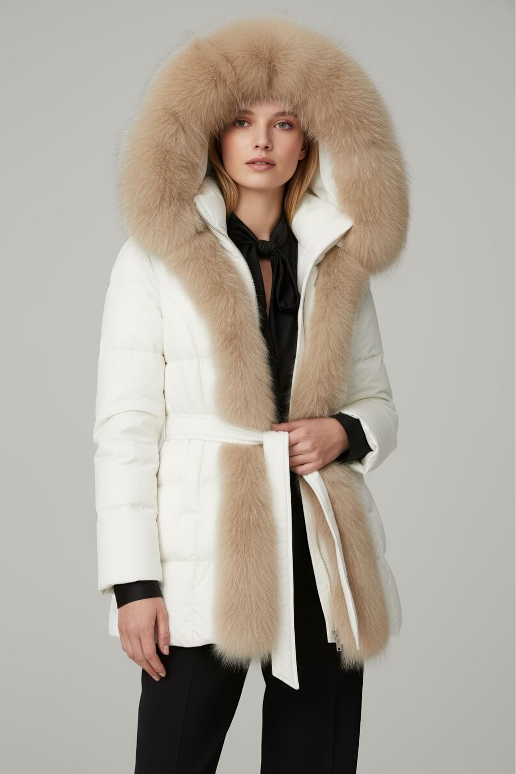 Parka fourrure femme chaude Héritage fourrure