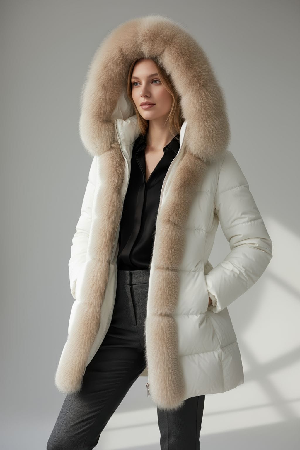 Parka fourrure femme chaude Héritage fourrure