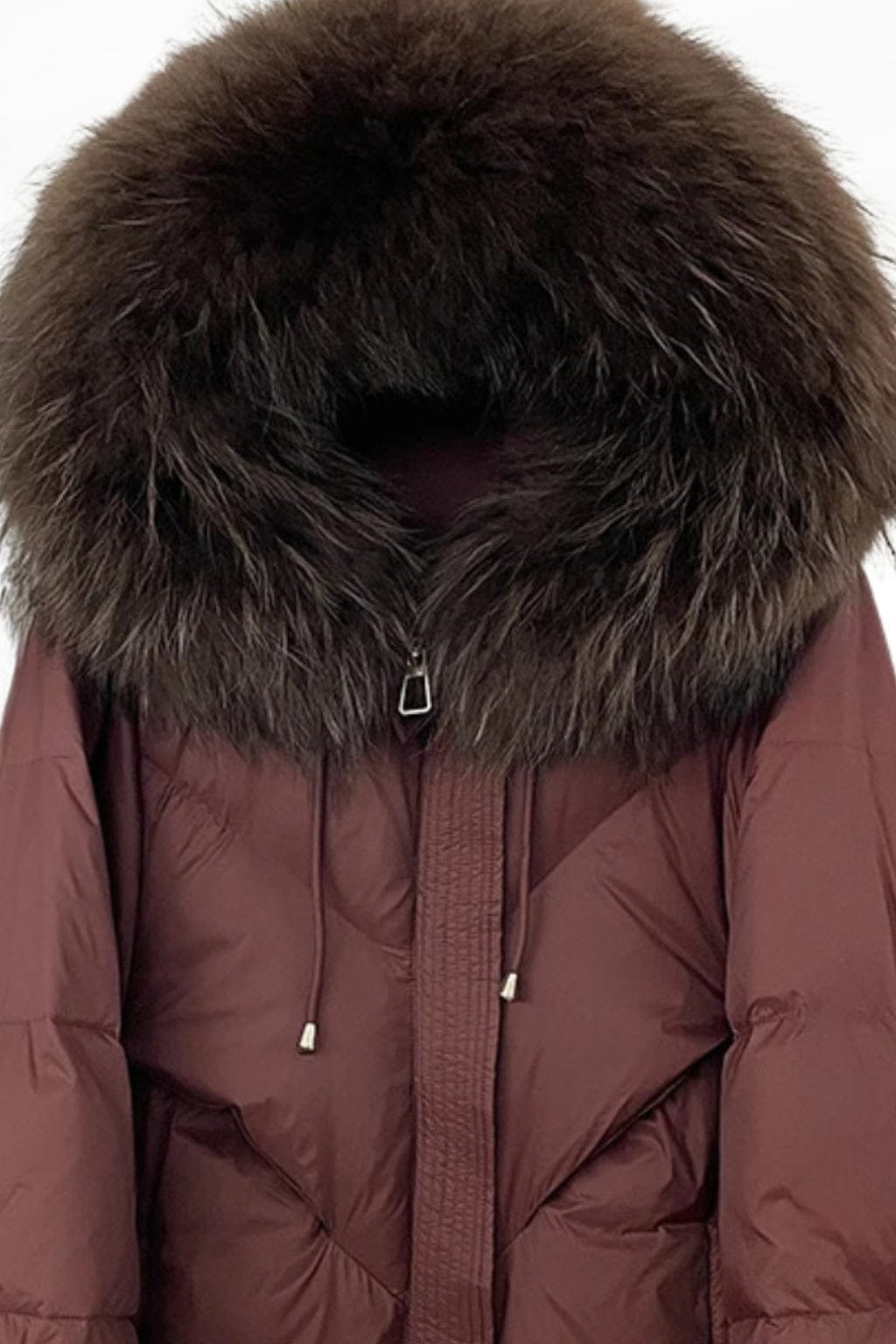 Parka fourrure femme courte brune Héritage fourrure
