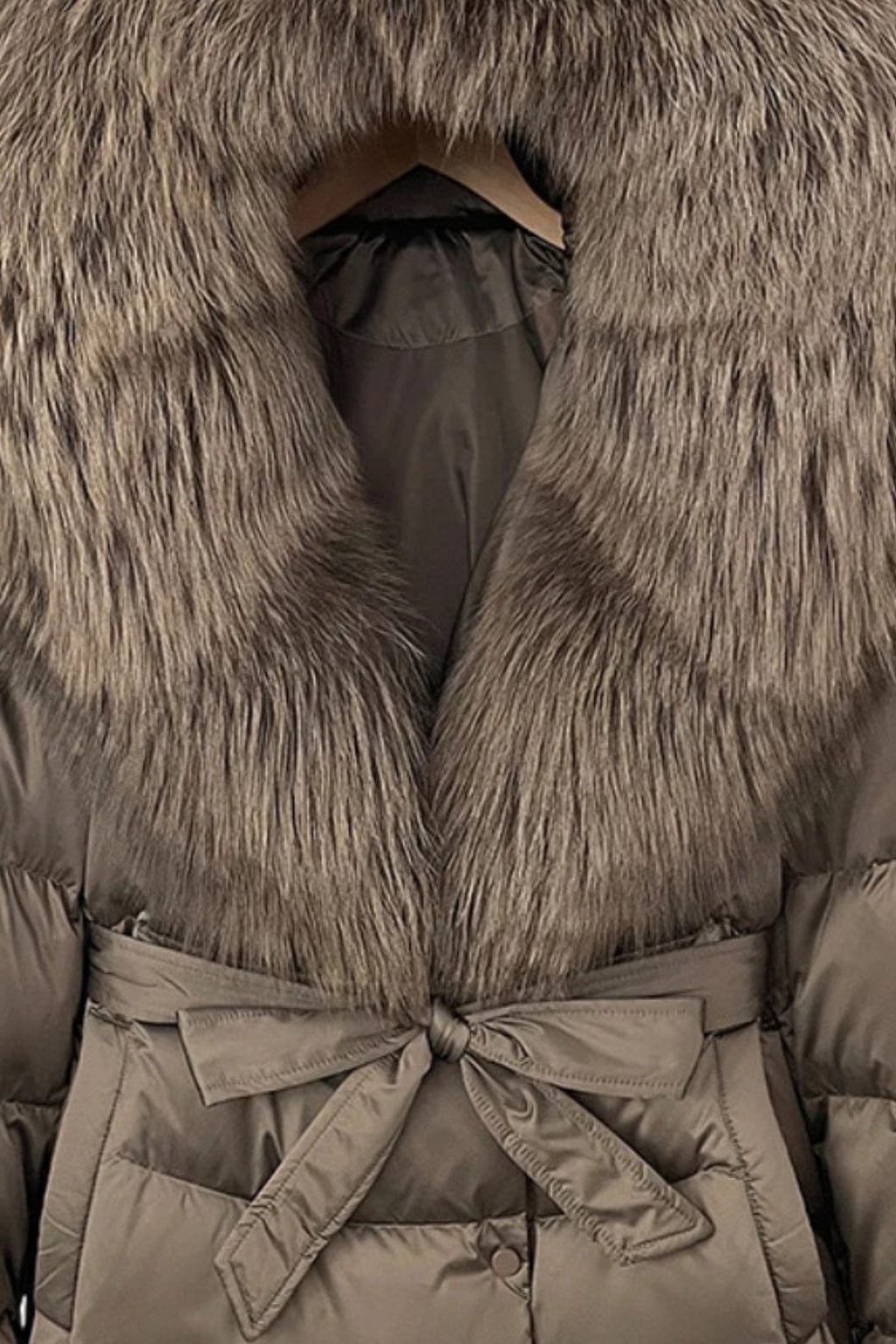 Parka fourrure femme gris Héritage fourrure