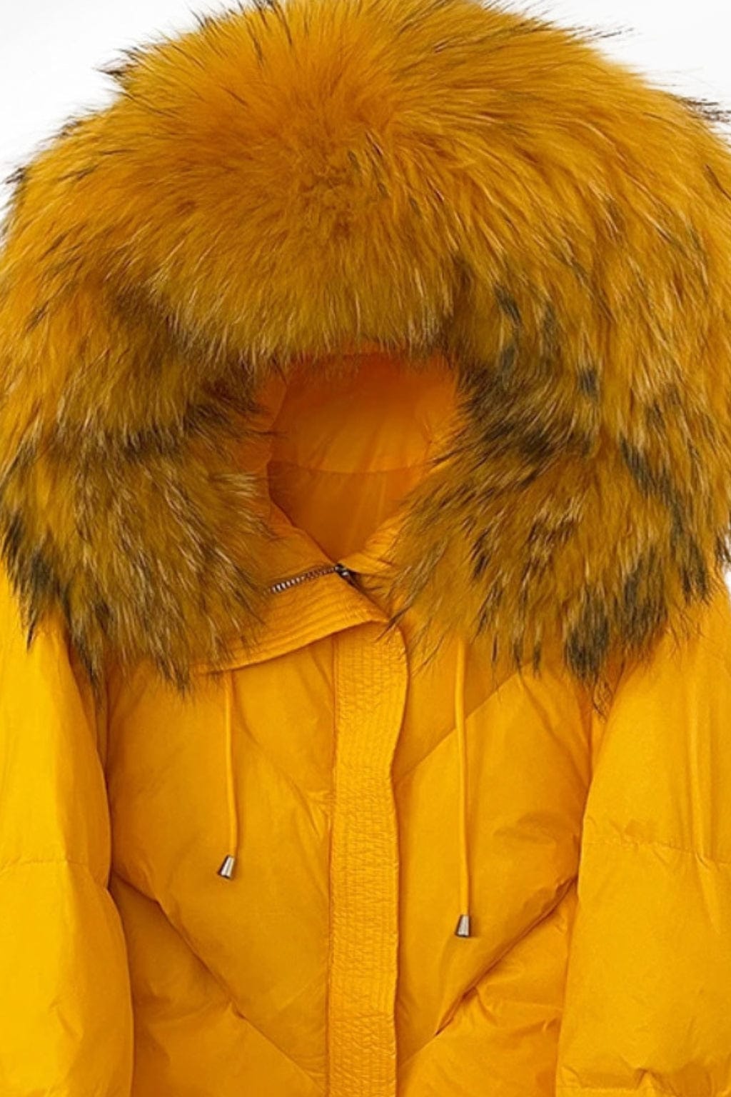 Parka fourrure femme jaune Héritage fourrure