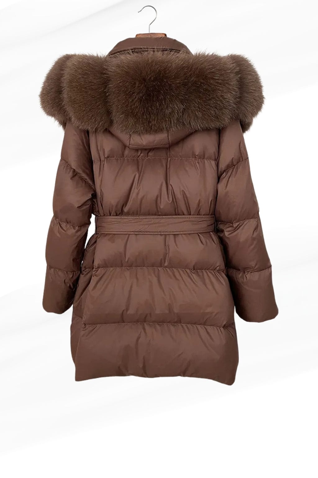 Parka fourrure femme marron Héritage fourrure