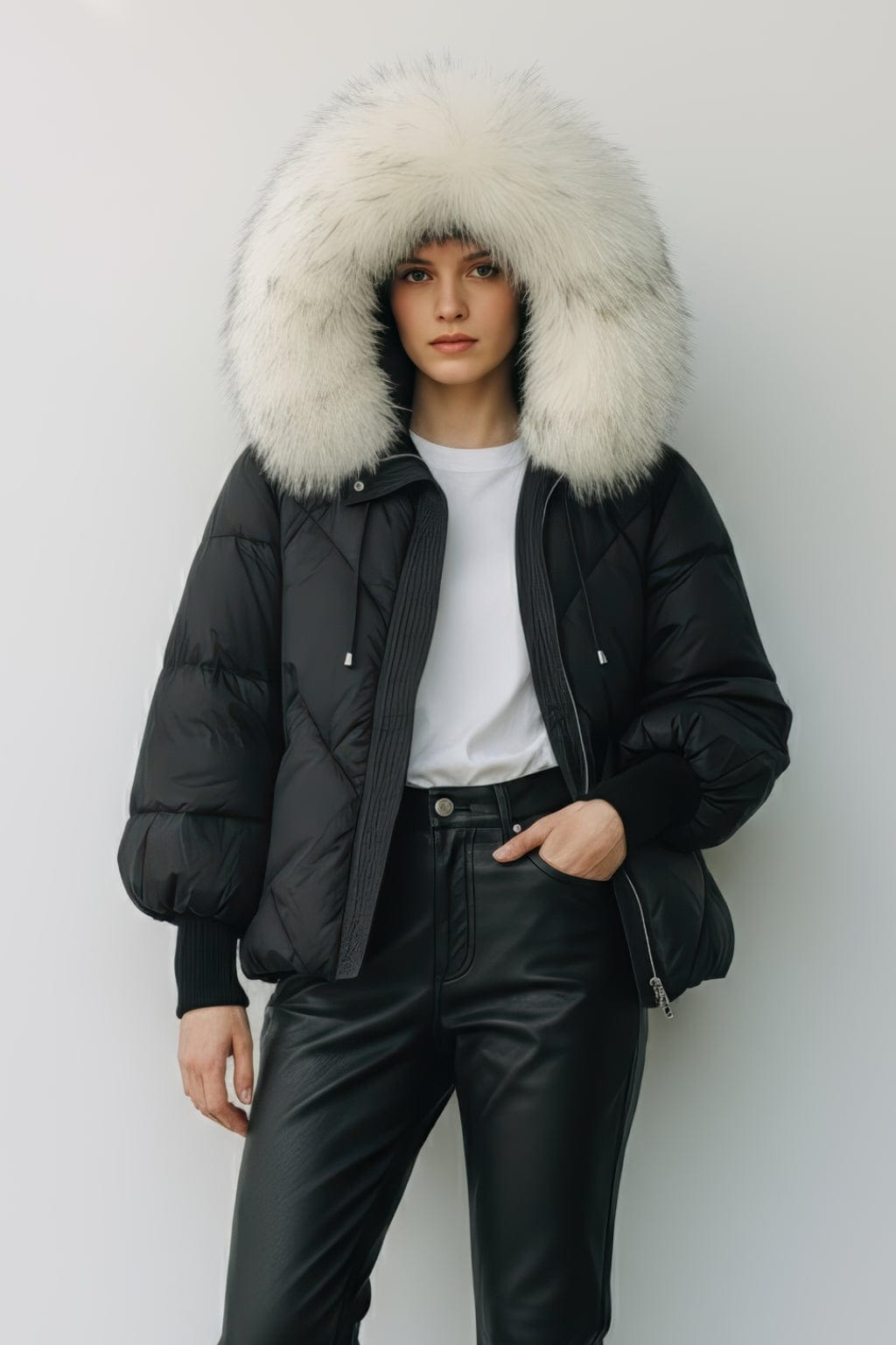 Parka fourrure femme neige Héritage fourrure