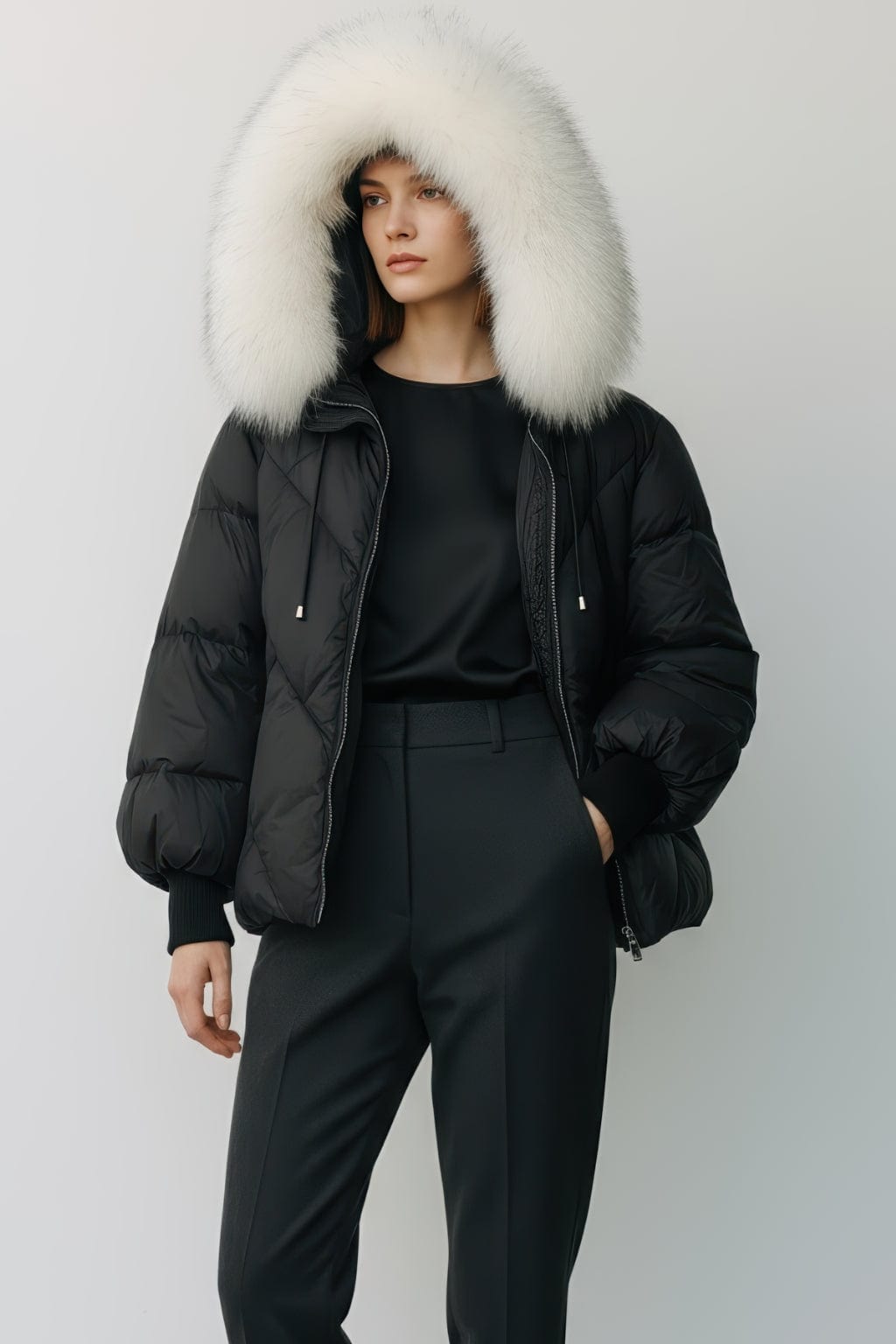 Parka fourrure femme neige Héritage fourrure